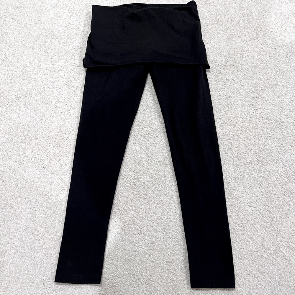 Aerie Black Leggings with Skirt Size Small